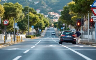 Zonas de examen de conducir en Málaga