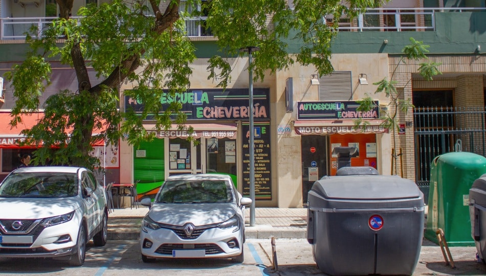 fachada de la autoescuela